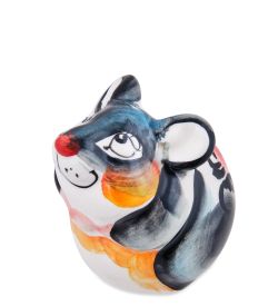 ГЛ- 626 Фигурка «Мышь» цв. (Гжельский фарфор)