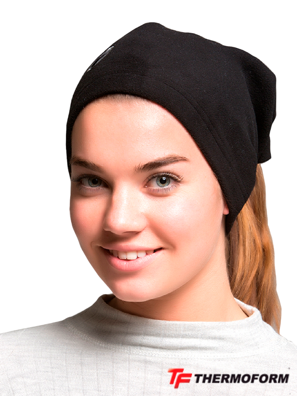 Бафф (шарф-труба) флисовый Thermoform Polar Buff (HZT19007). Чёрный