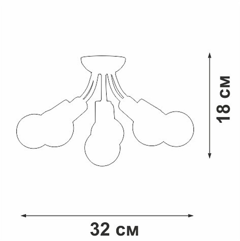 Потолочная люстра Vitaluce V3927 V3927-0/6PL