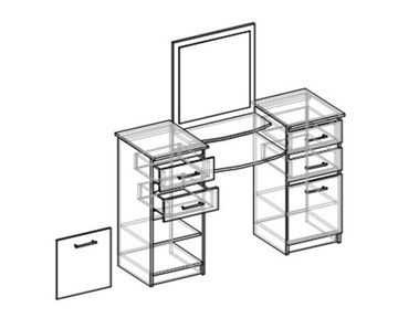 Стол ВЕНА /1400*1450*482/ венге / сосна астрид