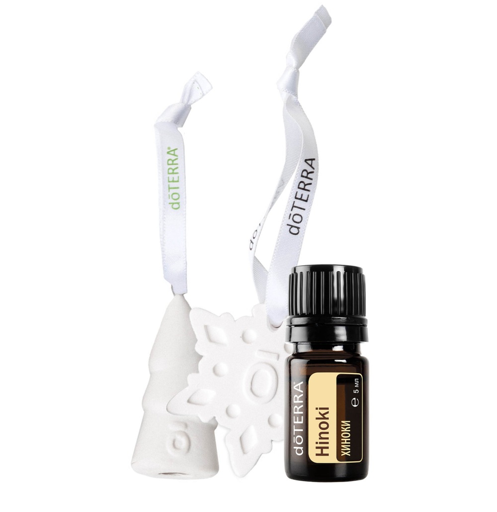Набор dōTERRA «Лесная сказка» пассивные диффузоры + Хиноки (5 мл)