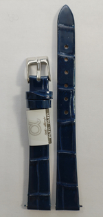 12 мм. Ремень из натуральной кожи. Лаковый крокодил.