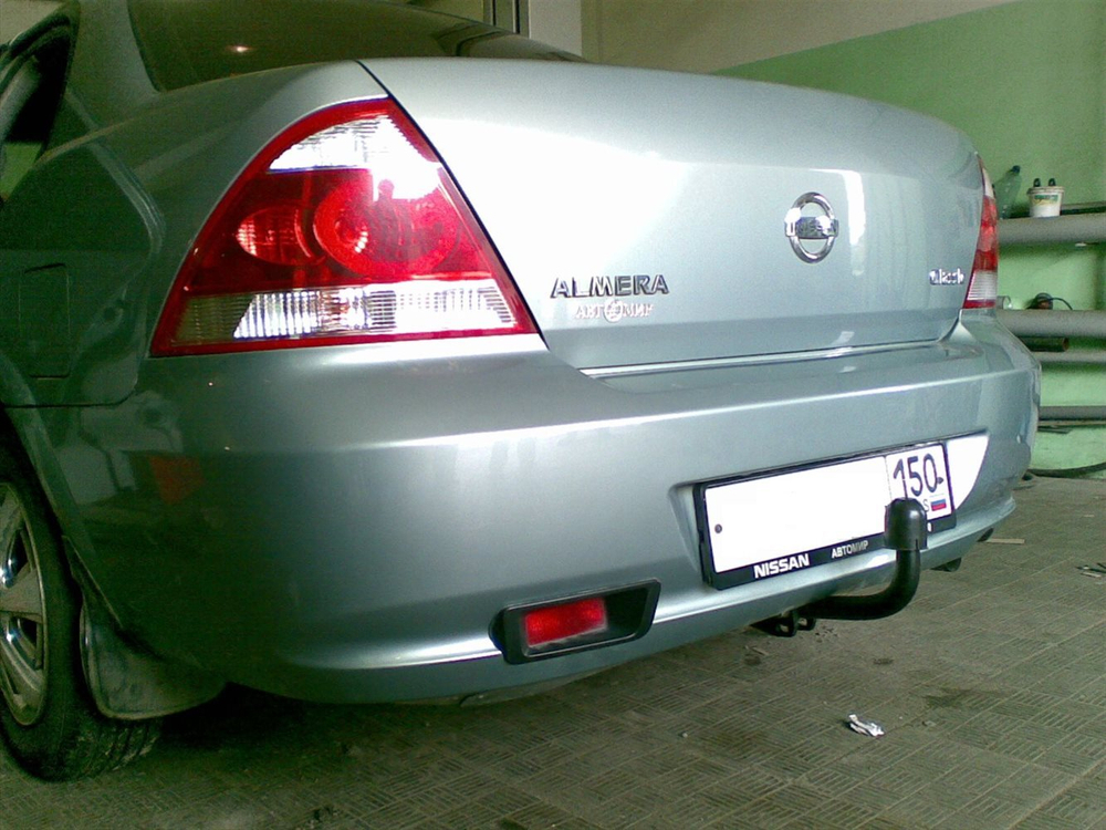 Фаркоп для Nissan Almera Classic (2006-) (без электрики) (паспорт и сертификат) AvtoS.NS14