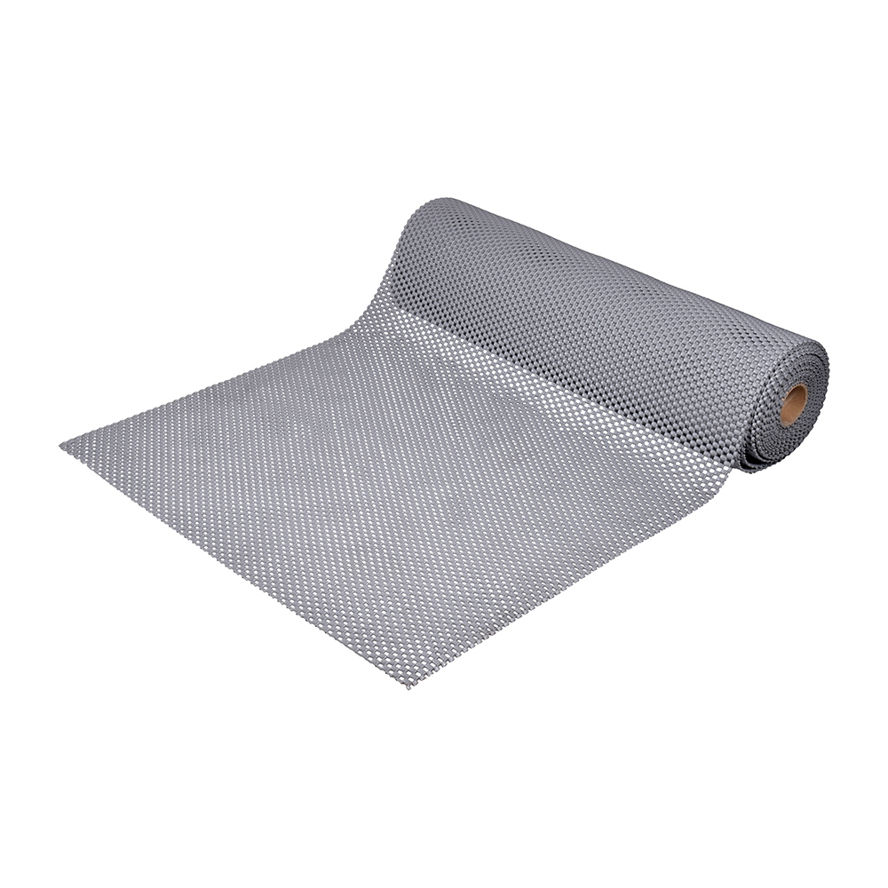 Коврик-дорожка против скольжения Vortex - ШАШКИ 90*1000*0,45см, серый