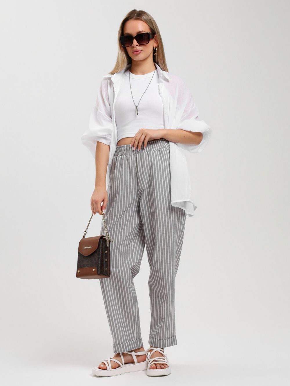 Брюки Летний день-1 Виотекс СЕРЫЙ