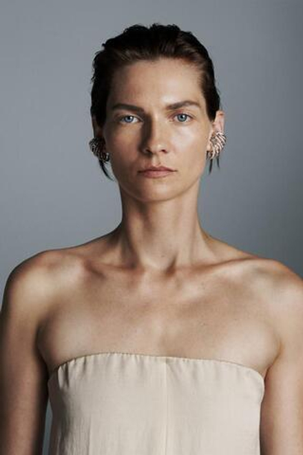 ZARA АТЛАСНЫЙ КОМБИНЕЗОН БЕЗ БРЕТЕЛЕЙ — ZW COLLECTION, ЭКРЮ