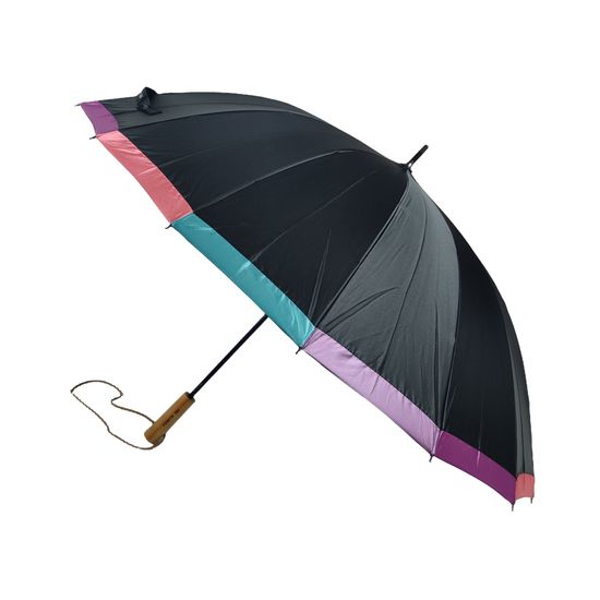 Женский зонт трость Три Слона, полуавтомат 2163-05