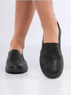 Мокасины летние с перфорацией