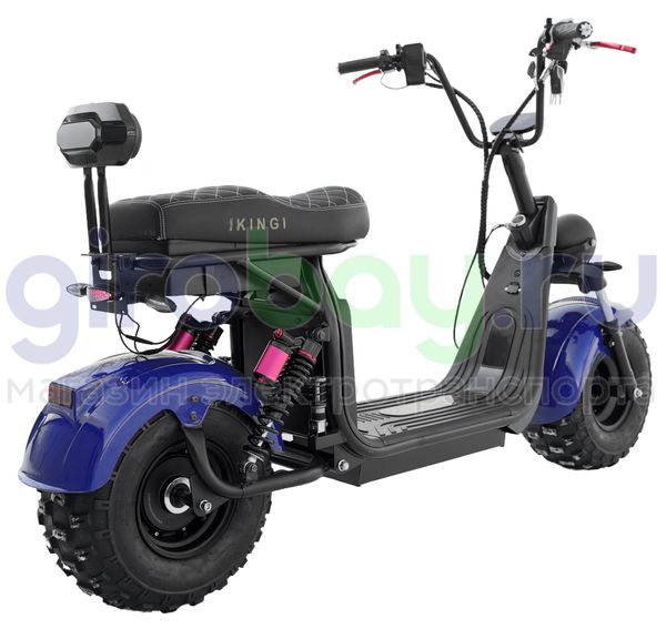 Электроскутер IKINGI X7 PRO OFF-ROAD 3000W - Синий