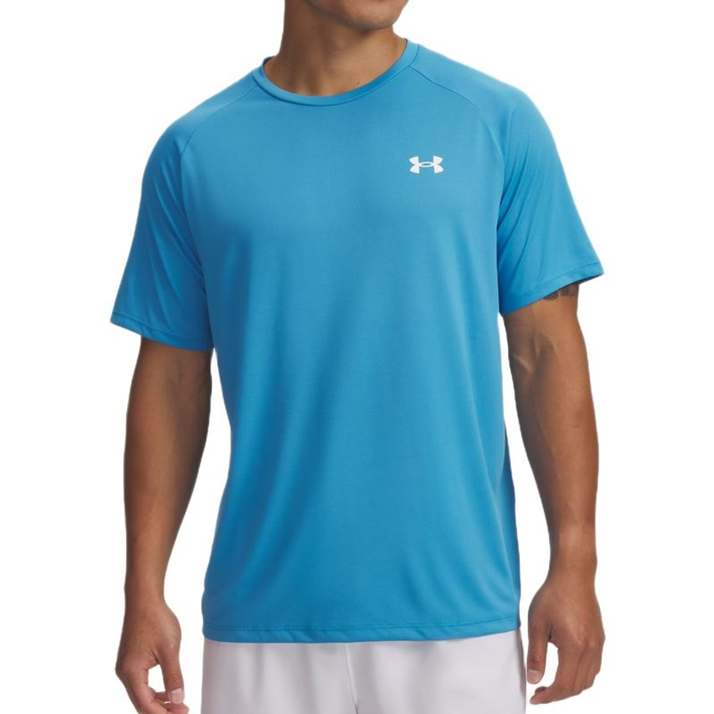 Теннисная футболка Under Armour Tech 2.0 - ether blue/white