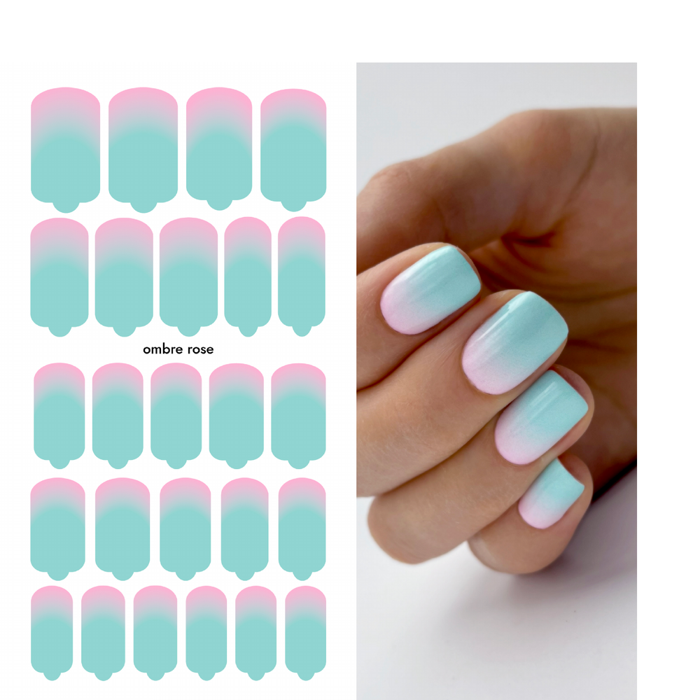 Пленки для маникюра Provocative Nails Ombre rose