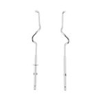 Миксер SCARLETT SC-HM40S15, 400 Вт, 5 скоростей, 2 венчика, 2 крюка для теста, белый/зеленый