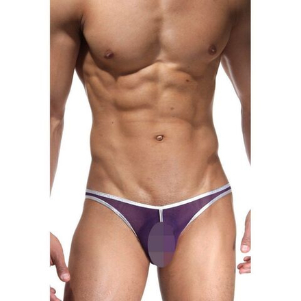 Мужские трусы слипы фуксия с фиолетовым Cosmos Colors L20_PPS