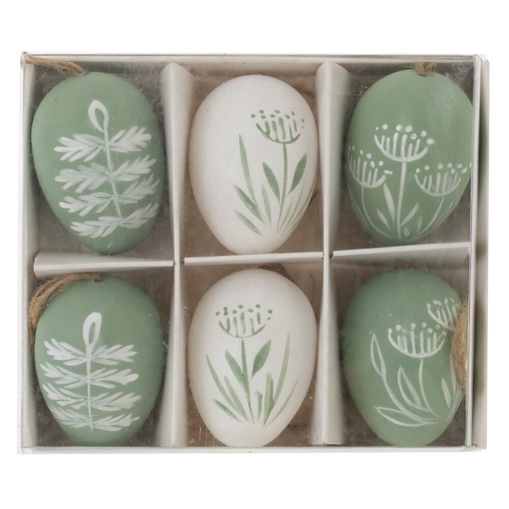 GAEM Набор из 6-ти изделий декоративных подвесных "Яйцо" (3,5*5,5), L15 W13 H5 см