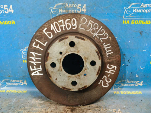 Диск тормозной передний TOYOTA SPACIO 1997-2001