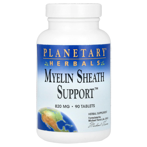 Planetary Herbals, Myelin Sheath Support ™, 90 таблеток