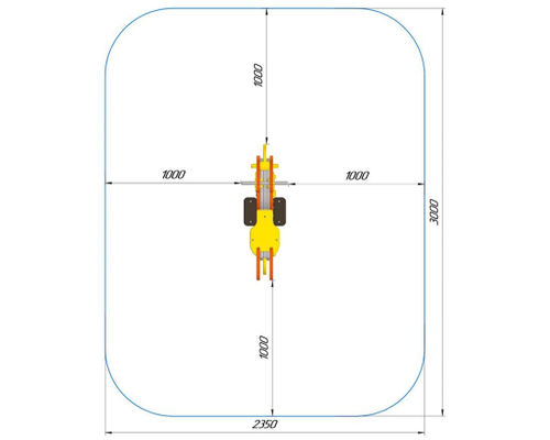 Качалка на одинарной пружине Мотоцикл КБ-81