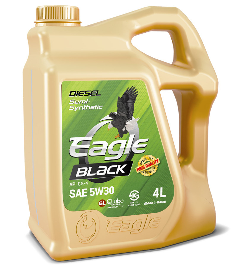 Моторное масло BLACK EAGLE Diesel Semi-Syn. 5W30 API CG-4  4л