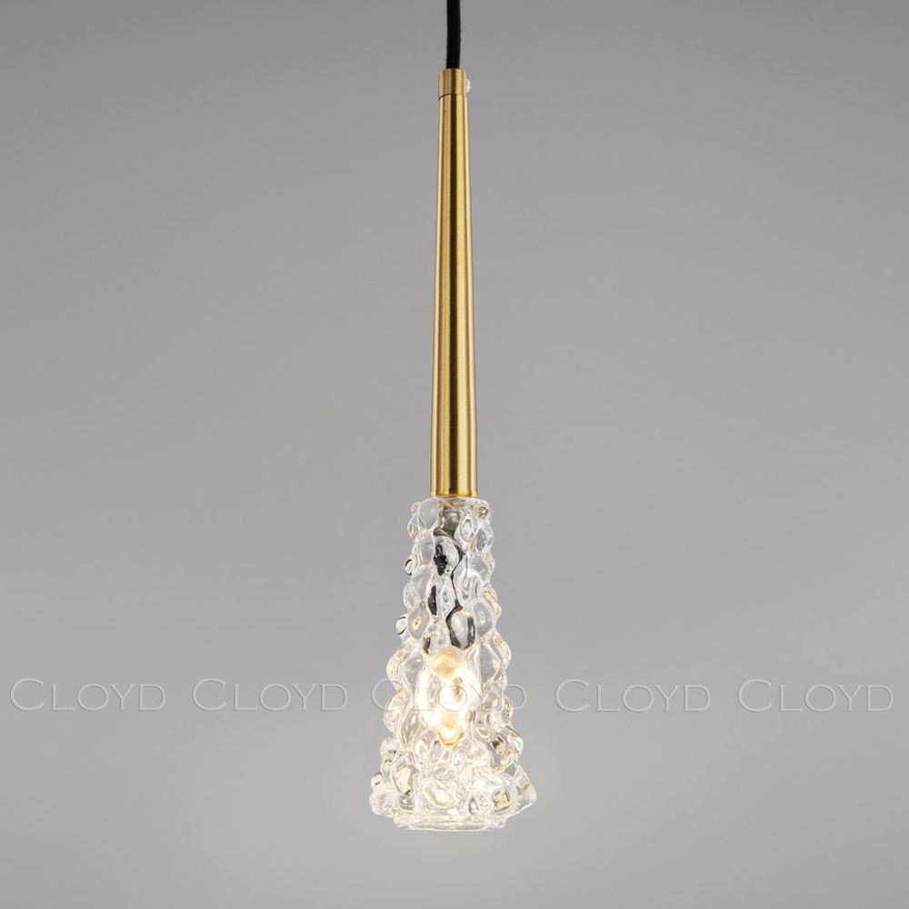 Подвесной светильник Cloyd ALEMAND-B P1 / латунь (арт.11093)