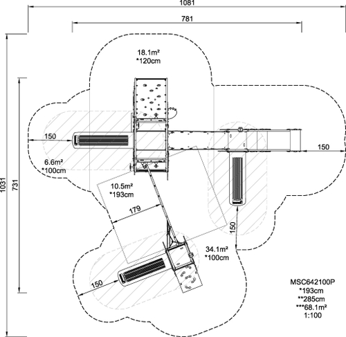 Тема: Дом и Спасение, мостик, пластиковая горка