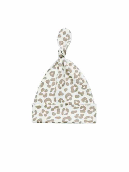 Шапочка-узелок Леопард beige