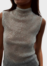 Топ с пайетками DAISYKNIT