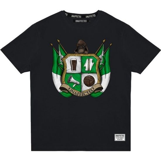 Футболка UNAFFECTED слизерин (черная)