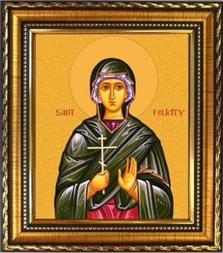 Филицата Римская мученица. Икона на холсте.