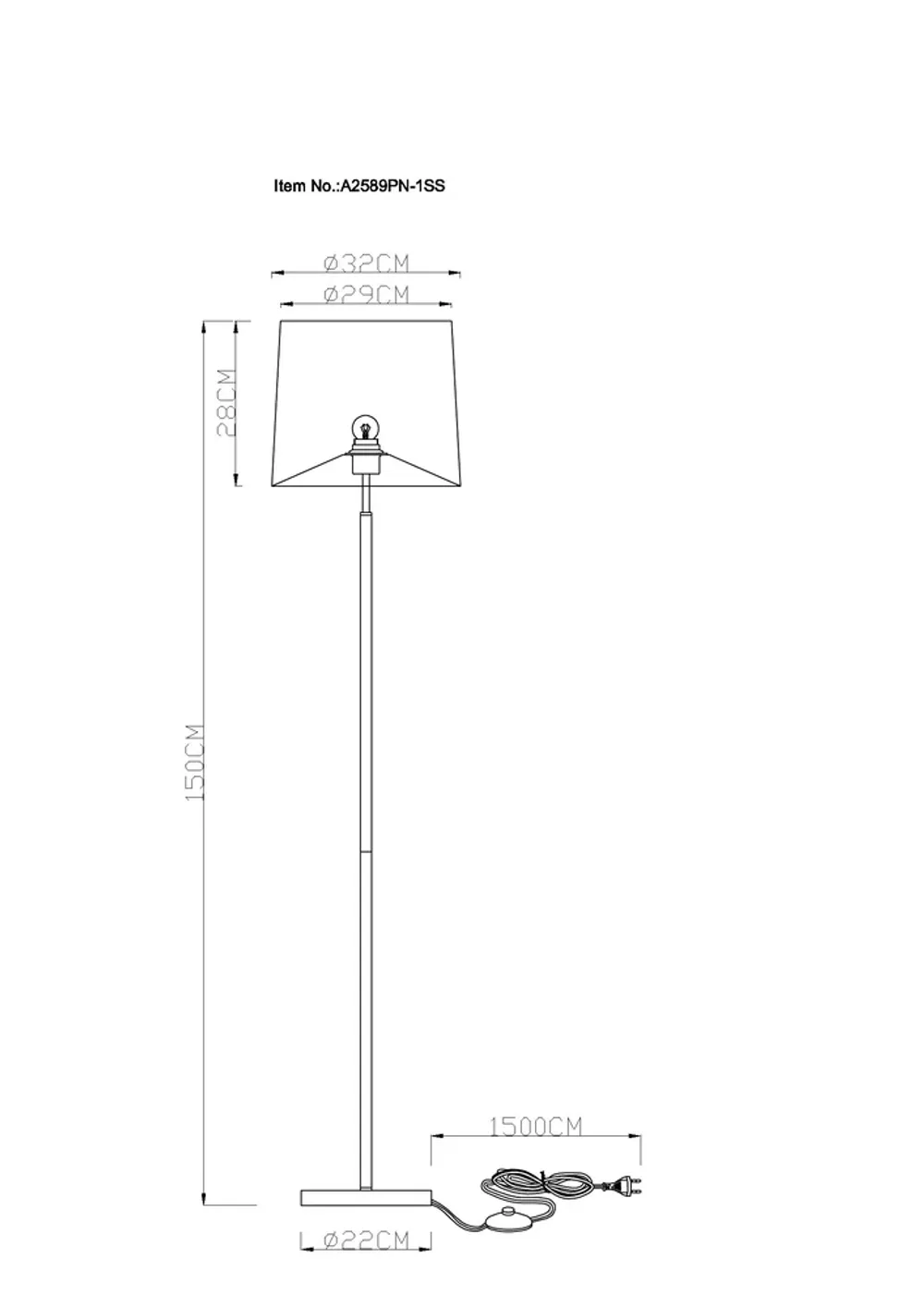 Торшер Arte Lamp RODOS
