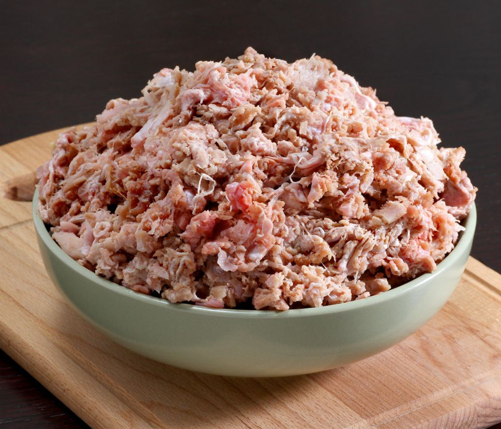 Фарш мясокостный из утки для собак 1,5кг
