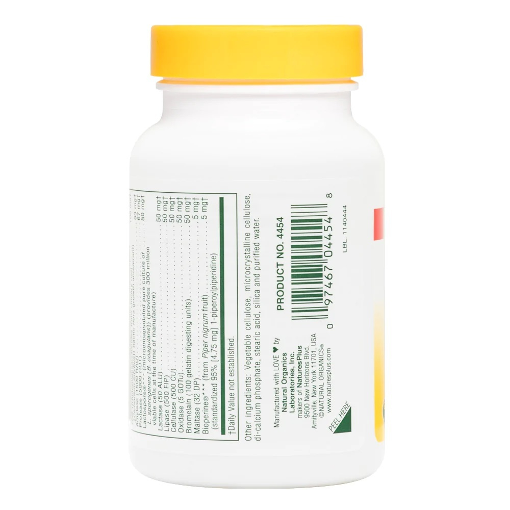 Acti-Zyme Plant Enzymes, Probiotics & Bioperine 90 vcaps