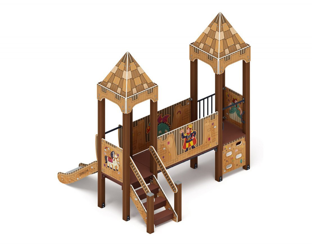 Детский игровой комплекс Королевство (Картонное)