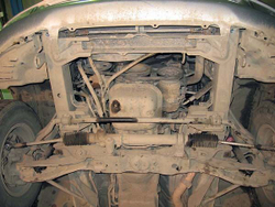 Защита картера двигателя (2,5 мм, сталь) для Toyota Town Ace Noah (правый руль) 1996-2001 (V = 2) Sheriff.24.1016