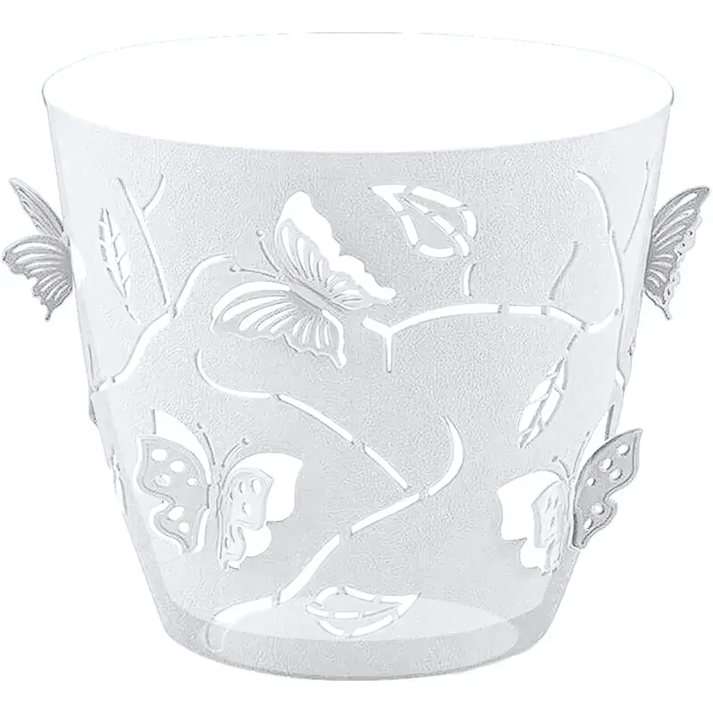 Горшок для цветов Butterflies со вставкой с дренажными отверстиями для орхидей 0,7 л кругл
