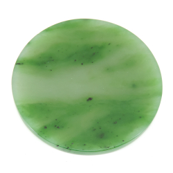 Пластина-диск жад(нефрит) асс.