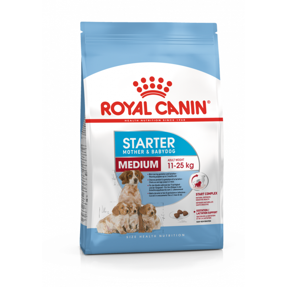 Royal Canin Medium Starter Корм для щенков средних размеров беременных и кормящих сук 4 кг