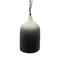 Светильник подвесной Sustainable, Ø22х39 см, черный/белый