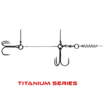Стингер для приманок Vido Craft со спиралью VD-TiSL 1шт Spring Lock Big Size Tройник -