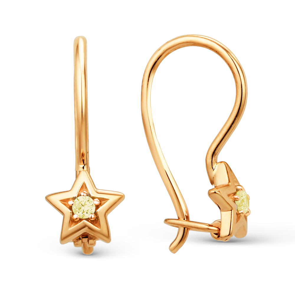 Серьги из золота 585 пробы