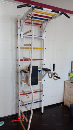 Монтаж шведской стенки Sv Sport в пеноблочные, газоблочные стены