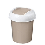 Контейнер для мусора настольный "Palm" круглый 1л (бежевый)