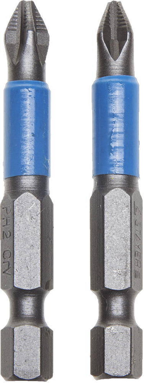 Биты STAYER ″PROFI″, хвостовик E 1/4″, PH №2, 50мм, 2 шт