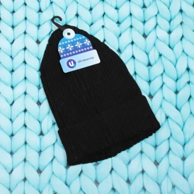 Шапка мужская зимняя «Ultramarine ZIMA», цвет черный, р. 58