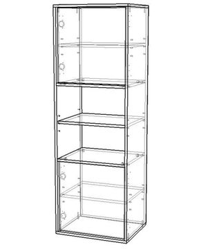 Шкаф ГРАНД-ЛАВОРО /500*1500*403/ дуб бунратти / дуб бунратти