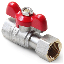 Кран шаровый для подключения манометра 1/2"