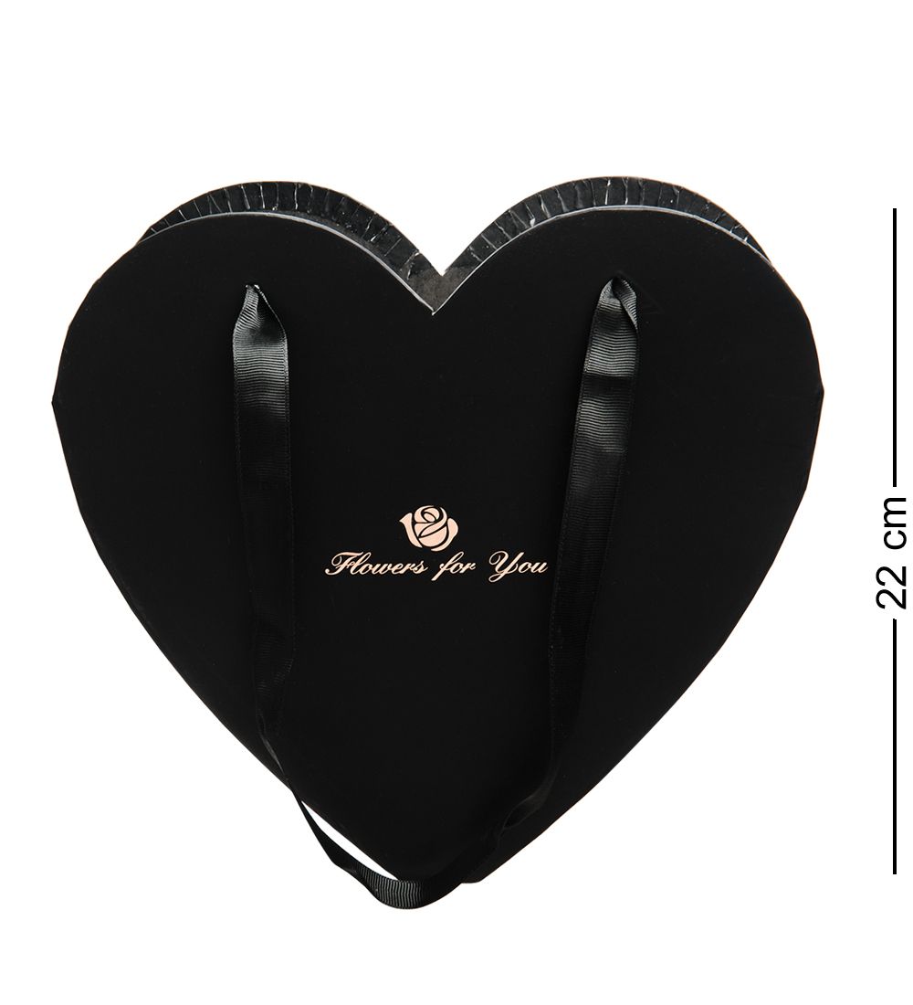 WG-99/1-B Коробка мал. «Сердце» цв.черный