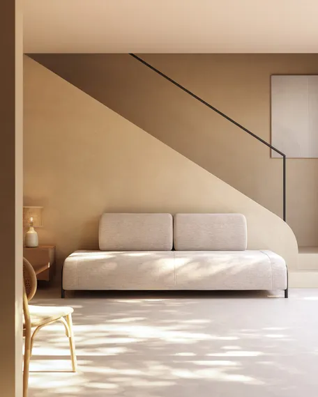 Модуль трехместного дивана Compo, бежевый