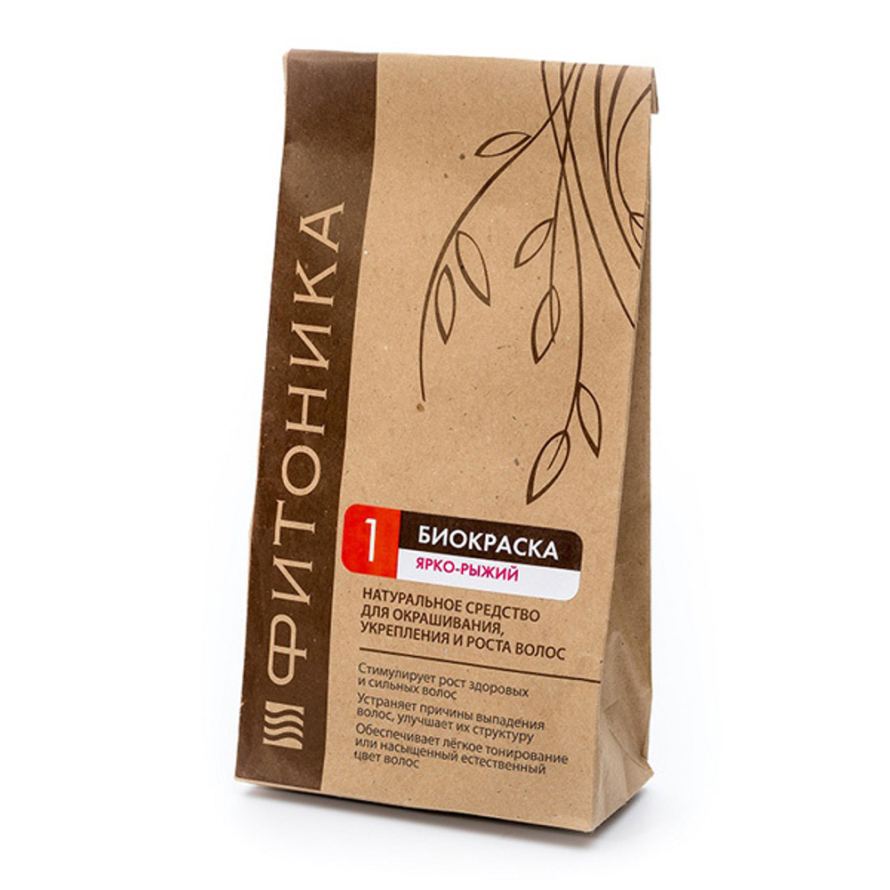 Биокраска Фитоника №1 Красно-рыжий 150г