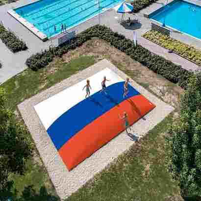 Надувная подушка «Патриот» для установки в грунт, 14×9×2 м