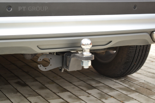 Фаркоп с унив. электрикой Smart, съемный квадрат, для GEELY Atlas Pro 2021- (паспорт и сертификат) ПТ ГРУПП.GEA-21-991122.00